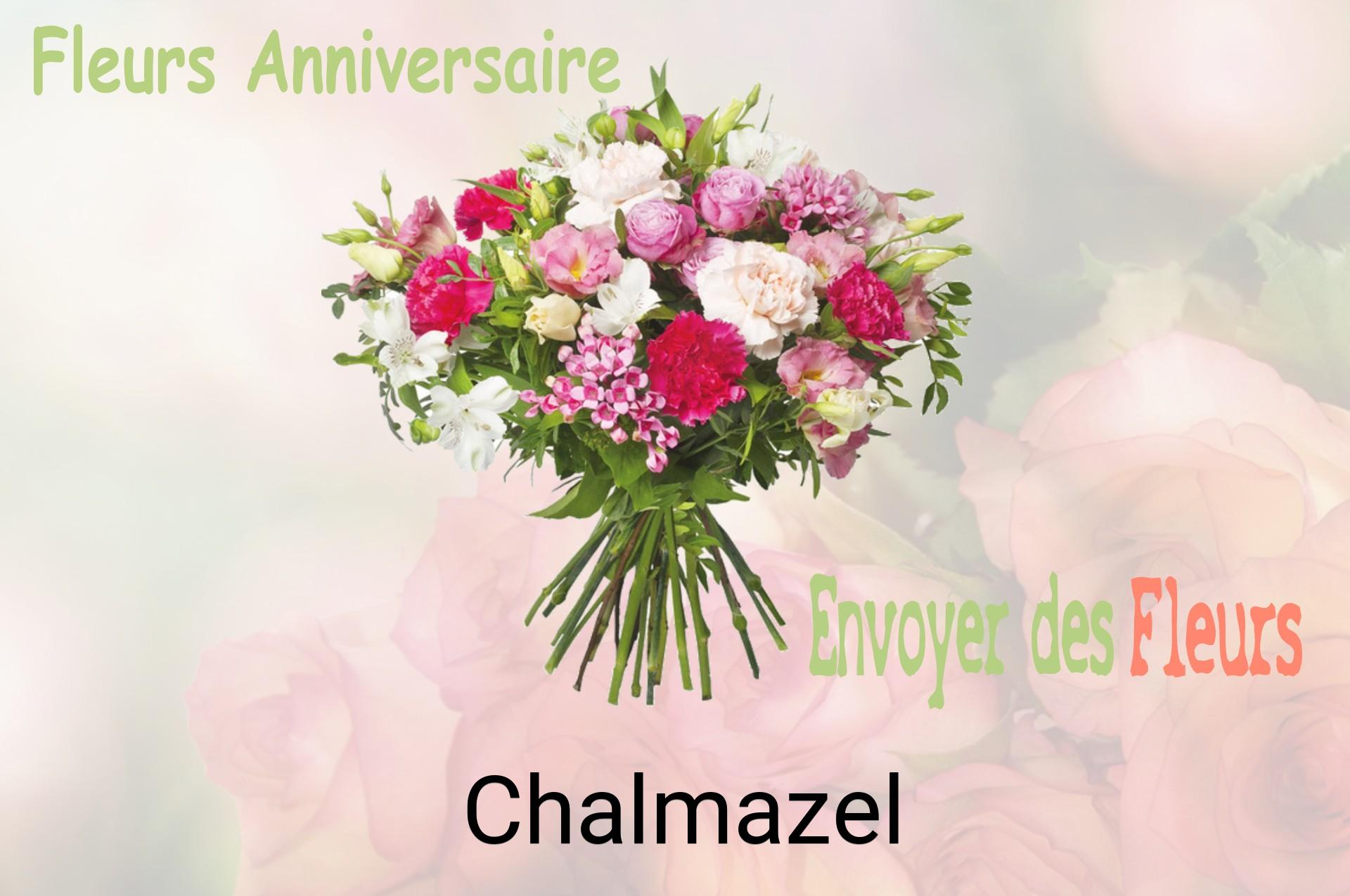 Bouquet de fleurs d’anniversaire livré à Chalmazel
