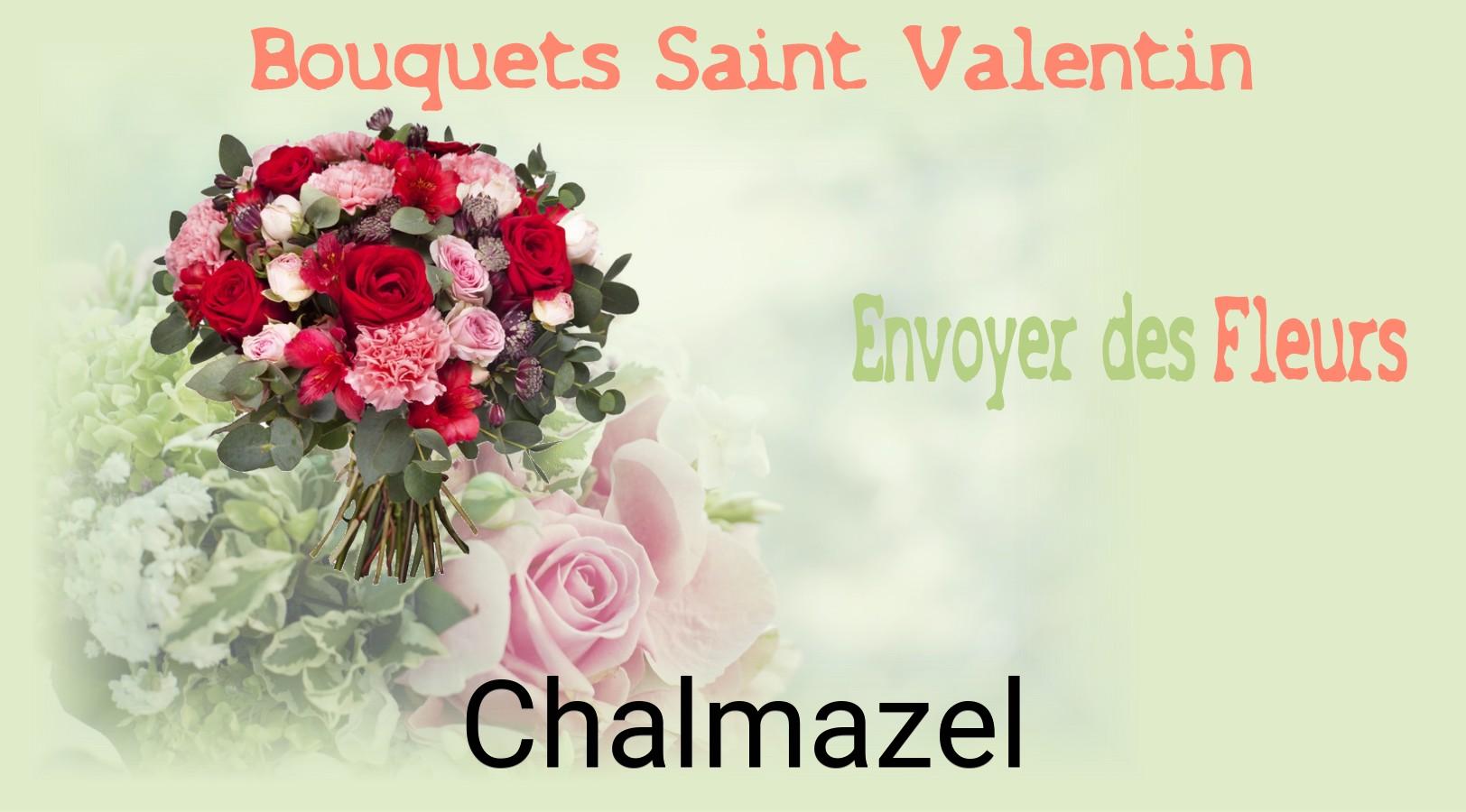 Roses de Saint-Valentin livrées à Chalmazel